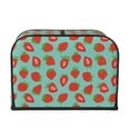 thumbnail image 2 of Yiaed Hand Drawn Strawberry Print 4 Slice Toaster Dust Cover Bread Machine Oven Dustproof Cover Kitchen Bakeware Protector Dustproof Fingerprint Protection, 2 of 7