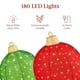 thumbnail image 4 of Juego de adornos navideños Best Choice, 2 piezas con 180 luces LED, 4 of 8