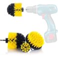 thumbnail image 1 of CARBONLIKE Cepillo mediano y rígido de 3 piezas con accesorio para taladro Cepillos para fregar LingWen 8390612767166, 1 of 1