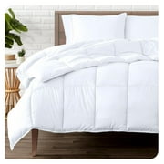 TiaGOC Duvet Insert Comforter - Oversized Queen - Goose Down Alternative - Ultra-Soft - Premium 1800 Series - All Season Warmth - Bedding Comforter (Oversized Queen, White)