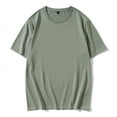 thumbnail image 4 of T-shirt d'Été pour Homme à Col Rond en Coton Mercerisé à Manches Courtes, 4 of 9