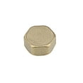thumbnail image 4 of Unique Bargains 1/2 Inch Brass Cap 5pcs G1/2 Female Pipe Fitting Hex Compression Stop Valve Connector 11mmx23mm, 4 of 4