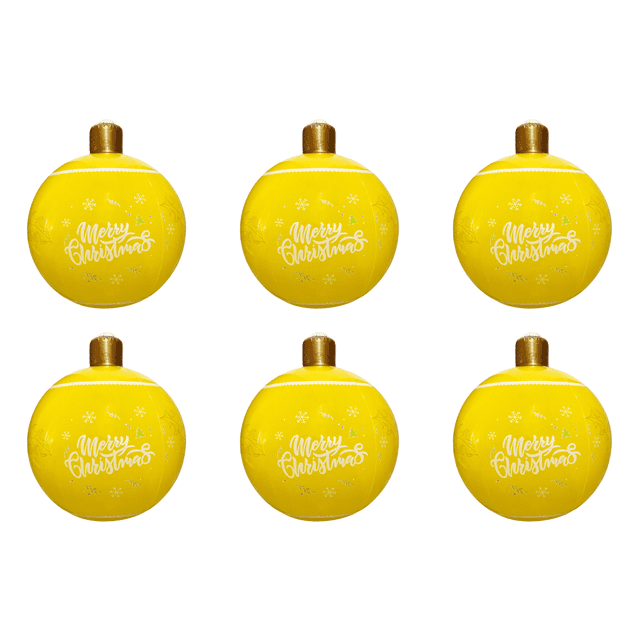 Navidad Inflable PVC 24 Pulgadas Decorada Al Aire Libre () Amarilla