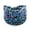 Blue, variant on rygai Wide Sweat Absorbing Sports Headband Quick Drying Stretchy Women Bohemia Style Plaid Pattern Yoga Headwrap Hair Ties,Yellow & Green