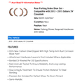 thumbnail image 2 of Rear Parking Brake Shoe Set - Compatible with 2013 - 2015 Subaru XV Crosstrek 2014, 2 of 2