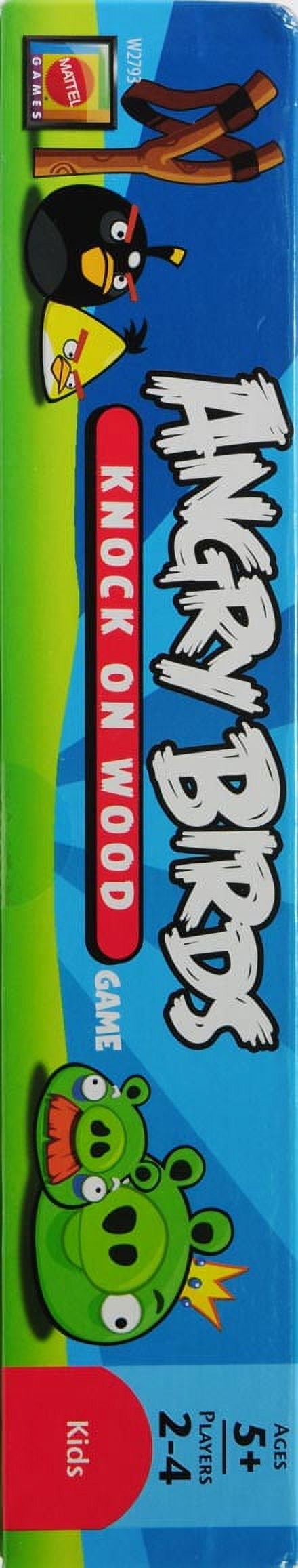 Mattel Angry Birds Knock on Wood Game, 2 to 4 Players, Ages 5Y+, Board Game