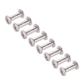 thumbnail image 1 of 100 Sets Chicago Screws Leather Assorted Kit, Stainless Steel Rivets Fasteners, Rivets and Screws Set for Leather Crafts, Clothing, and More, 1 of 7