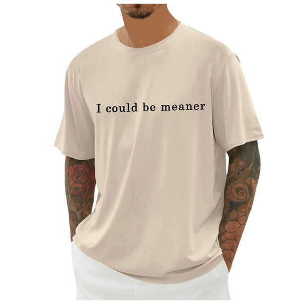 Camiseta de verano para hombre con cuello redondo, estampado urbano, poliéster-spandex, holgada, informal, tallas XXS-XXXXXXL para todas las estaciones.