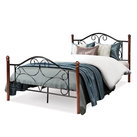 Costway Full Size Steel Bed Frame Platform Stable Metal Slats