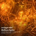 thumbnail image 4 of Luces LED para globos Aogist, color naranja, 200 unidades, para decoración, 4 of 6