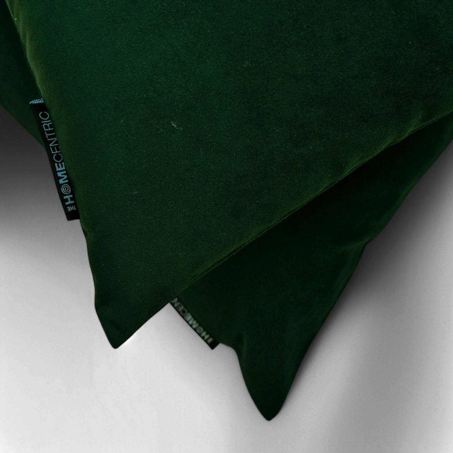 Bottle Green Decorative Lumbar Pillow Cover 12"x26" | Pack of 2 Modern Velvet Oblong Cushion Cover Solid | Plain Solid Pillowcases for Bed, Couch & Sofa, Modern Home Décor - Bottle Green Velvet Dream