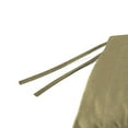thumbnail image 6 of Jordan Manufacturing 45" x 16" Medford Flax Beige Solid Rectangular Outdoor Settee Swing Bench Cushion with Ties, 6 of 9