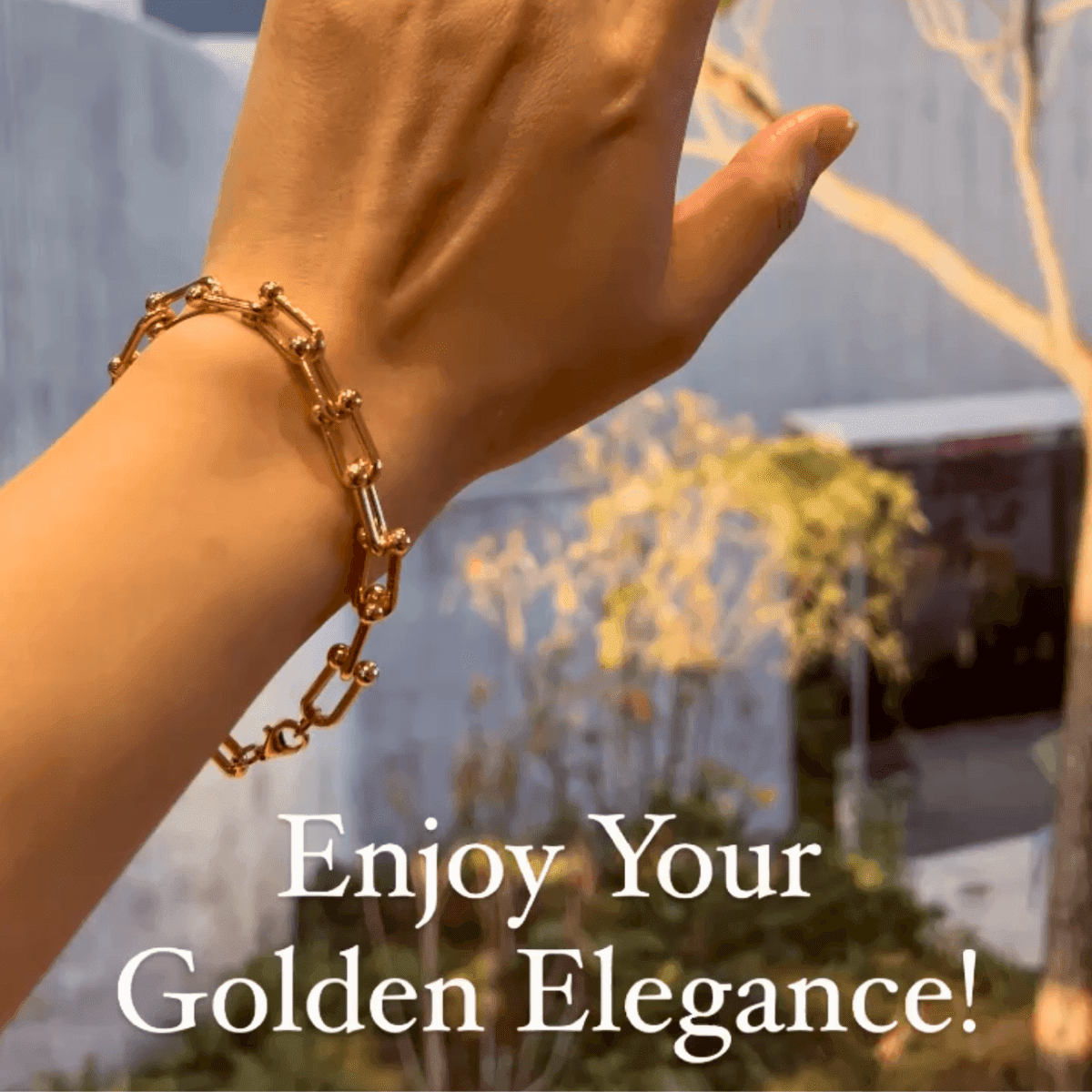 18K Gold Chain Necklace Bracelet Women's, Best Trending Trendy Gold Chain Necklace Bracelet Gift for Women, Lady, Mother, Wife, Mason & Madison Co.