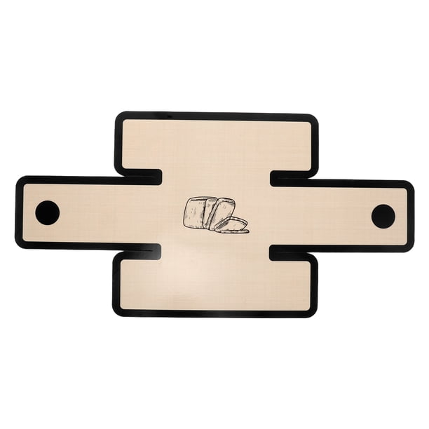 Tapete de silicona antideslizante reutilizable con mango largo para masa madre - Eslinga de silicona para horno holandés, ideal para repostería y cocina multiusos