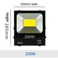 thumbnail image 3 of Lámpara de pared LED para exteriores MOSLIGHTING, 30 W, 50 W, 100 W, 150 W, 200 W, reflector LED de alta potencia para exteriores, resistente al agua, iluminación para jardín, 3 of 5