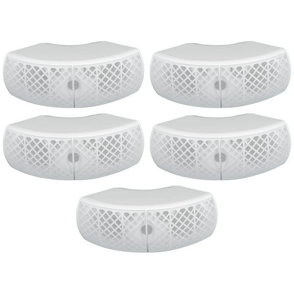 (5) Rockville WET-D4 White Indoor/Outdoor Commercial/Restaurant/Bar 70V Speakers