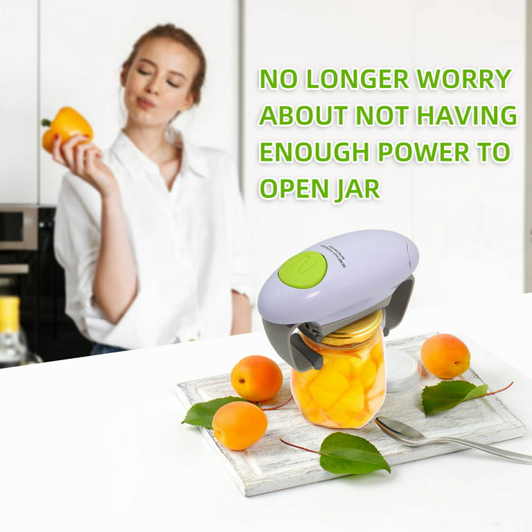 Electric Jar Opener Can Open, Kitchen Gadget Automatic Jar Opener for  Seniors with Arthritis, Weak Hands, Bottle Opener for Hands