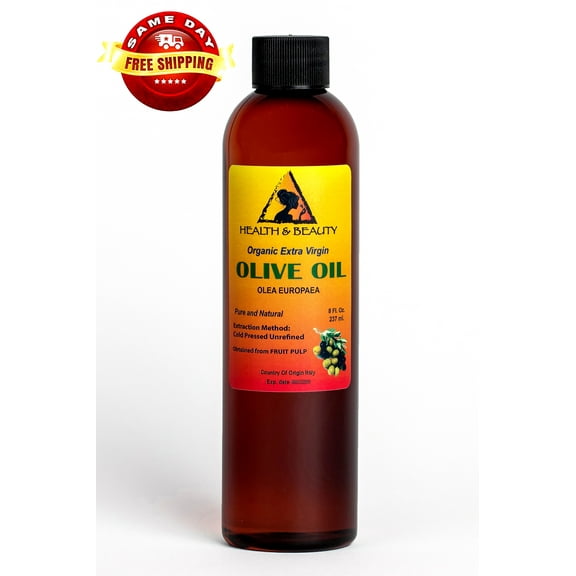 OLIVE OIL EXTRA VIRGIN ORGANIC UNREFINED RAW COLD PRESSED PREMIUM PURE 8 OZ