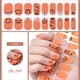 thumbnail image 1 of Tiras de uñas de Gel semicuradas, parches deslizantes, adhesivos impermeables de larga duración, cubierta completa, necesita lámpara UV, 1 hoja, 1 of 4