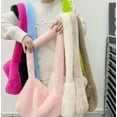 thumbnail image 3 of JUYGO Women’s Furry Crossbody Bag Large Capacity Fuzzy Faux Fur Shoulder Bag Slouchy Y2k Soft Plush Hobo Bag Purse, 3 of 3