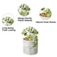 thumbnail image 3 of Simulación de plantas suculentas en macetas, estructura triangular de hierro, macetas de melamina, adornos creativos, plantas verdes artificiales, 3 of 5