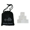 thumbnail image 4 of Bzdzmqm under $5 Whiskey Stones Gift Set, Whiskey Stones Gift Set 6PC, Natural Soapstone Chilling Rocks, Reusable Drink Cooler Stones, Velvet Pouch Included, Alcohol Beverage Chiller, 4 of 4