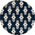 thumbnail image 1 of Art Carpet 25269 5 Pi Troy Collection Protector Tissé Zone Ronde Tapis&44; Paon Bleu, 1 of 1