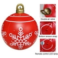 thumbnail image 2 of Christmas Inflatable Decorated Ball 23.62inch Yard Inflatable Christmas Balls Giant Xmas Tree Ornaments PVC Blow up Yard Decorations for Outside Holiday Yard Lawn Porch Decor with light, 2 of 9
