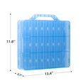 thumbnail image 4 of Estuche de almacenamiento KISLANE de doble cara, 48 compartimentos, azul, 4 of 7