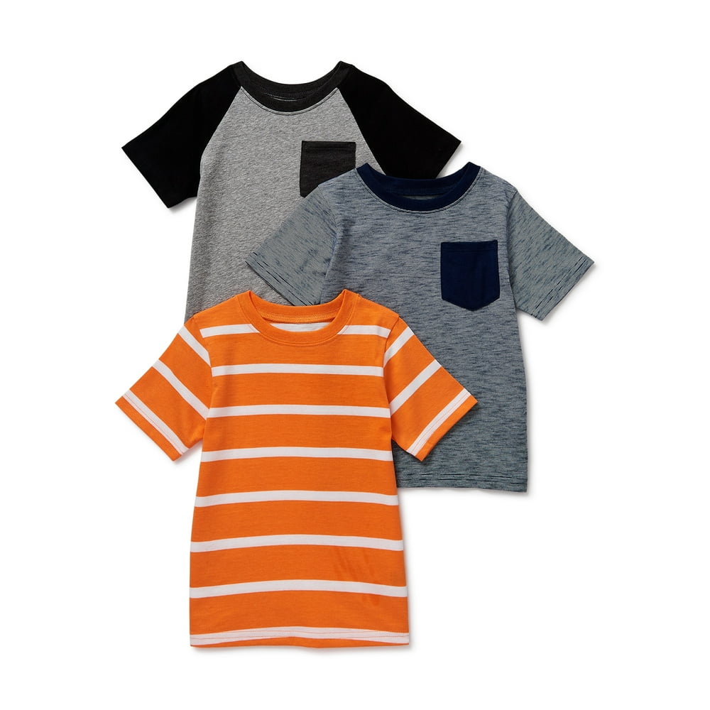 Garanimals Garanimals Baby Boy & Toddler Boy Pocket & Stripe TShirts