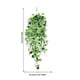 thumbnail image 3 of Adorno de pared verde artificial, adorno de pared con flores de plástico, decoración de pared verde artificial, arte de pared con plantas de hojas grandes, decoración fácil para el hogar,, 3 of 9
