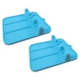 thumbnail image 1 of 2PC Spoon And Lid Rest Kitchen Spoon Holder Suction Cup Spoon Rest Silicone Utensil Rest With Drip Pad Non Slip Dangle Spoon Rest Household Kitchen Accessory Kitchen Utensils Rest For Cou Blue, 1 of 9