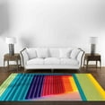 thumbnail image 2 of Optical Illusion Rugs, Easy to Clean Rug, Saloon Rug, Colorful 3d Effect Rug, Accent Rug, Hypnotic Rug, Modern Rugs, Modern Rug, Red Rug, 2.3'x3.3' - 70x110 cm, 2 of 8