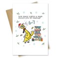 thumbnail image 1 of Tarjeta de Navidad LINHARA 6 7 Funny Holiday Book Lovers, 1 of 9