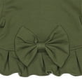 thumbnail image 6 of Toddlers and Girls French Terry Knit Zuri Scalloped Trim Crop-Jacket in Olive 7/8, 6 of 8