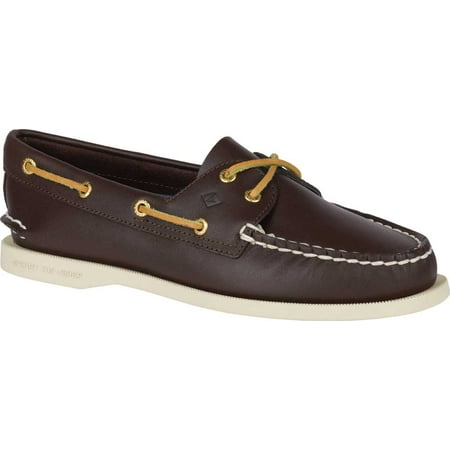 Image of Sperry Women s Authentic Original 2-Eye Boat Shoe in Brown 9.5 US
