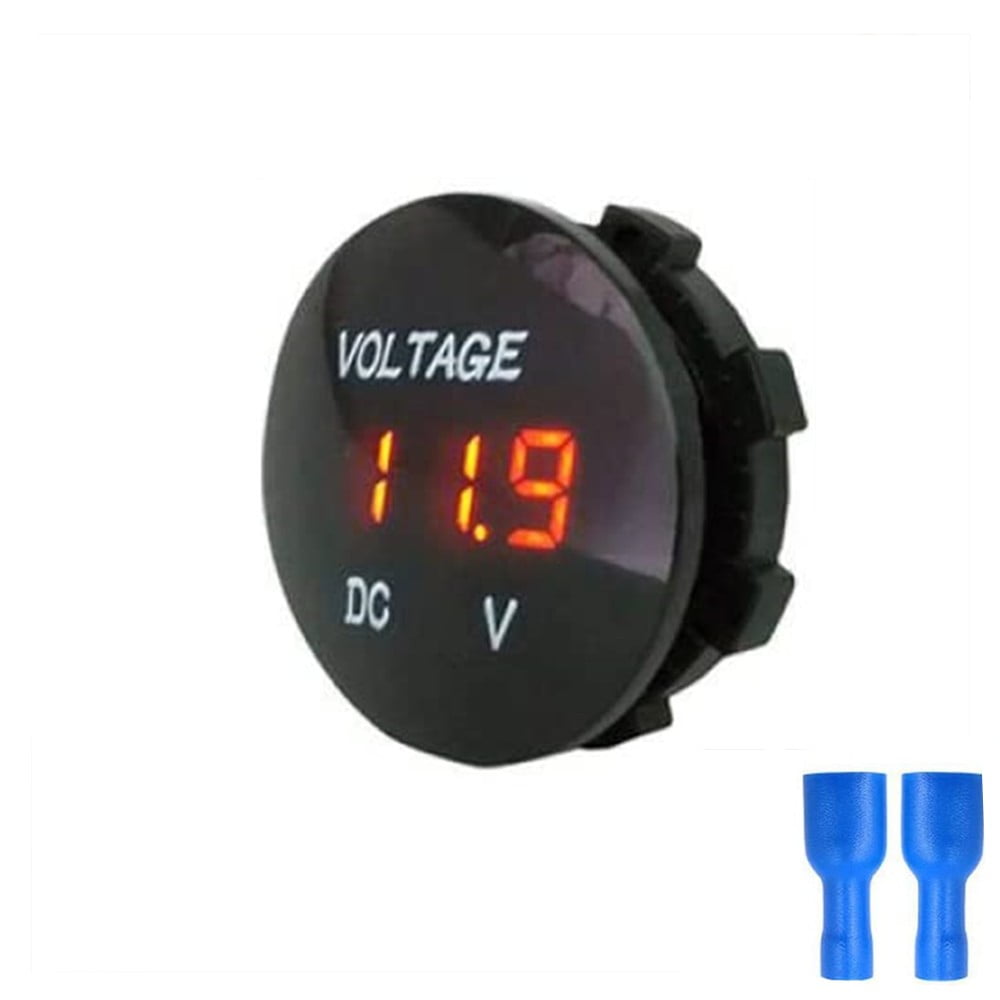 12V-24V Car Marine Motorcycle LED Digital Voltmeter-Voltage Meter Battery Gauge 