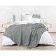 thumbnail image 2 of Manta Utopia Bedding de algodón con forma de gofre, 300 g/m², color gris frío, 90 cm, 2 of 8