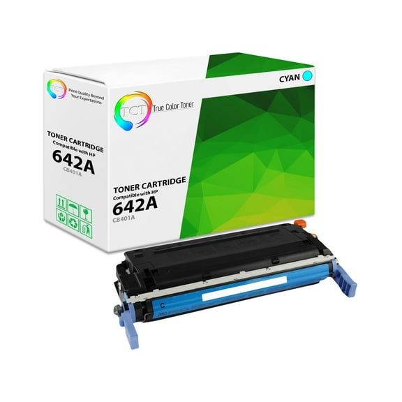 TCT 642A Cyan Toner Cartridge - Premium Compatible Replacement for 642A CB401A