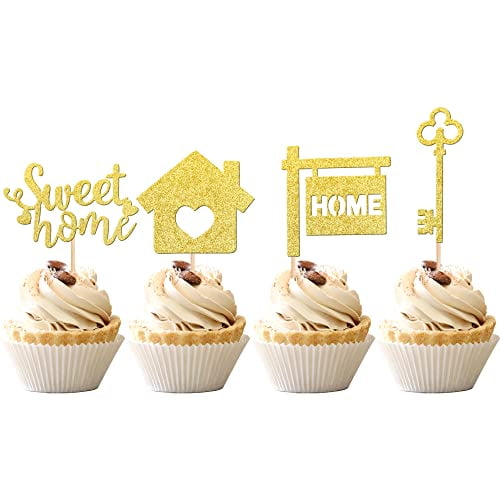 House Cupcake Toppers