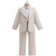thumbnail image 1 of Moonsky The Bad Guys 2 Costume Kids Mr. Wolf Cosplay Blazer Uniform Full Set Outfits Halloween Fancy Dress Costumes Birthday Christmas Theme Party Cosplay Suit for 4-14 Years(120#White), 1 of 5