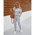 thumbnail image 5 of Mono de Mujer PRETTYGARDEN con Hombros Descubiertos Gris Talla S, 5 of 5