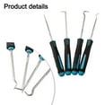 thumbnail image 3 of 4Pcs Car Pick & Hook Tool O Ring Oil Seal Gasket Puller Remover Craft Hand Tools Set Auto Repair Kit For Diy Precision Work, 3 of 6