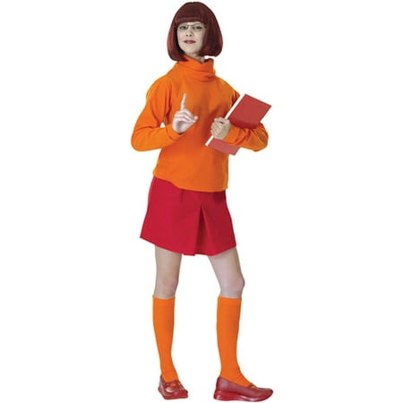 Velma Adult Halloween Costume, Size: Up to 12 - One