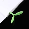 thumbnail image 2 of Sprout Little Green Marcapáginas Mini Green Sprout Marcapáginas de silicona con brotes de hierba, regalos creativos para los amantes de los libros que leen (6 piezas) Rojo Verde, 2 of 5
