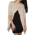 thumbnail image 1 of Vans Womens Amberwood Crossover Poncho Suéter, Marrón, Grande, 1 of 3