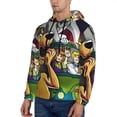 thumbnail image 3 of Lsque Scooby-Doo Pattern Casual Men's Hoodie,Hooded Sweatshirt with Kangaroo Pocket,Pullover Hoodie-Small, 3 of 8