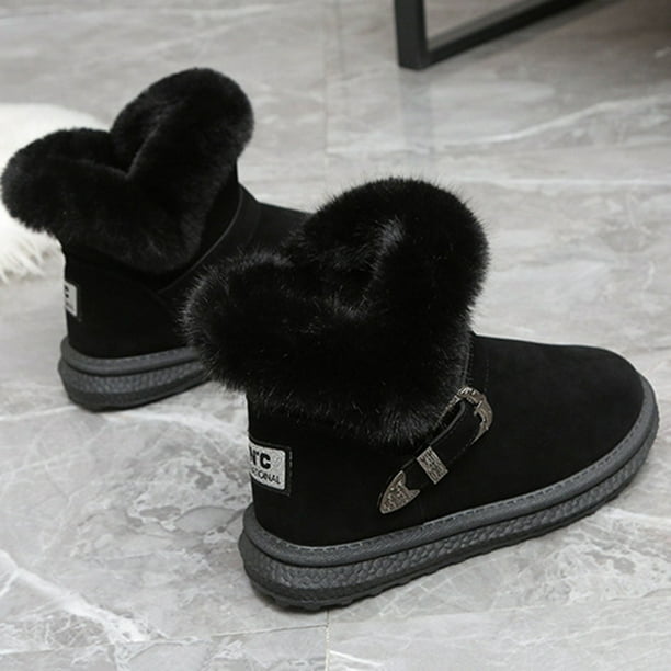Ankle boots with fur cuff outlet