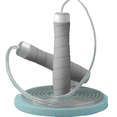 thumbnail image 1 of Cuerda de saltar ponderada para fitness. Agarre cómodo. Cuerda para saltar ajustable y sin enredos. boxeo, cardio, gimnasio MFZFUKR  CPB-DE-SSW837-6, 1 of 5