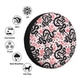 thumbnail image 4 of Naloa Black Snake PVC Leather Spare Tire Wheel Cover for Car Truck SUV Camper Trailer Universal Fit many size16 inch, 4 of 6